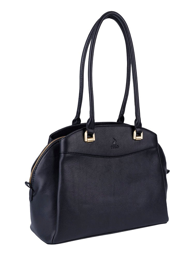 Polo Porto Multi Dome Handbag | Black - KaryKase