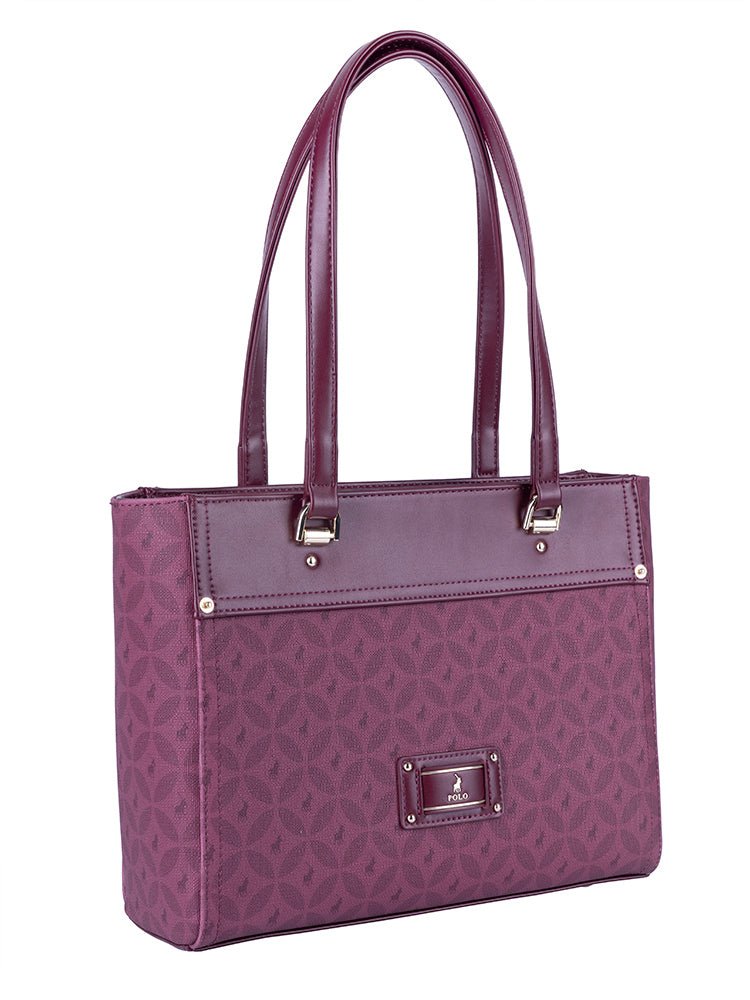 Polo Sierra Tote Handbag | Berry - KaryKase