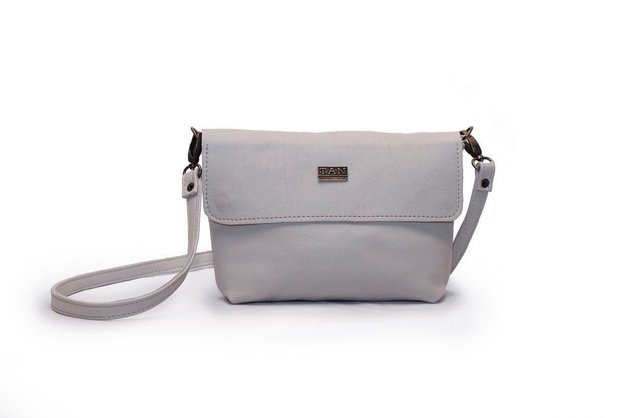 Tan Leather Goods - Mila Sling Bag | Cream - KaryKase