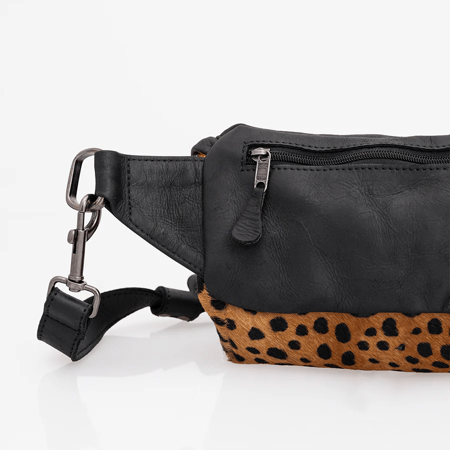 Thandana Animal Print Leather Ari Bum Bag - Fanny Pack - KaryKase