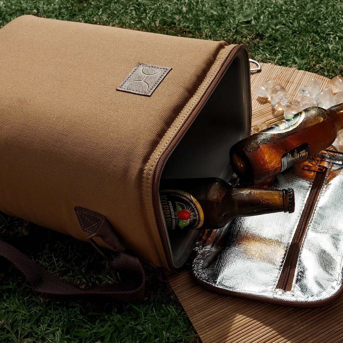 Thandana Canvas & Leather Long Tom Wine Cooler - KaryKase