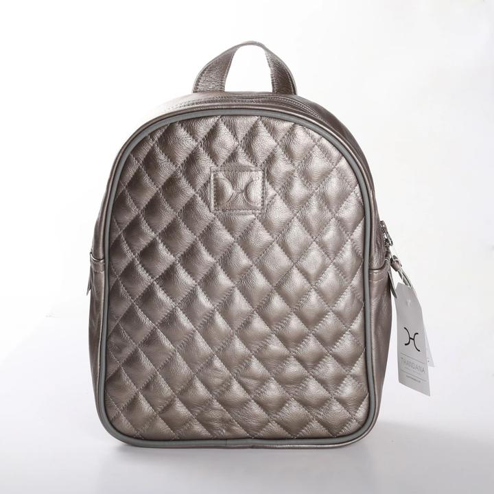 Thandana Jen Metallic Leather Backpack - KaryKase