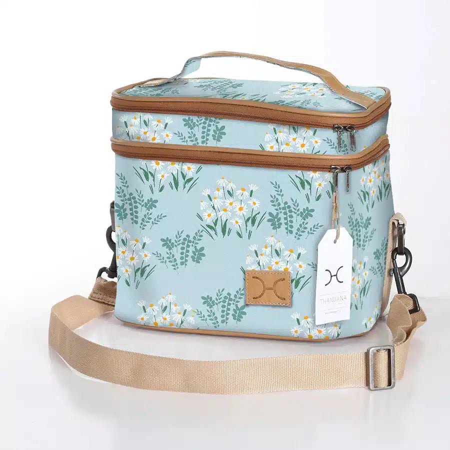 Thandana Laminated Fabric Double Decker Cooler Bag - KaryKase