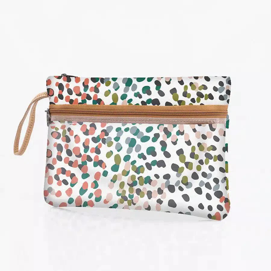 Thandana Laminated Fabric Kids Sticky Fingers Clear Pouch - KaryKase