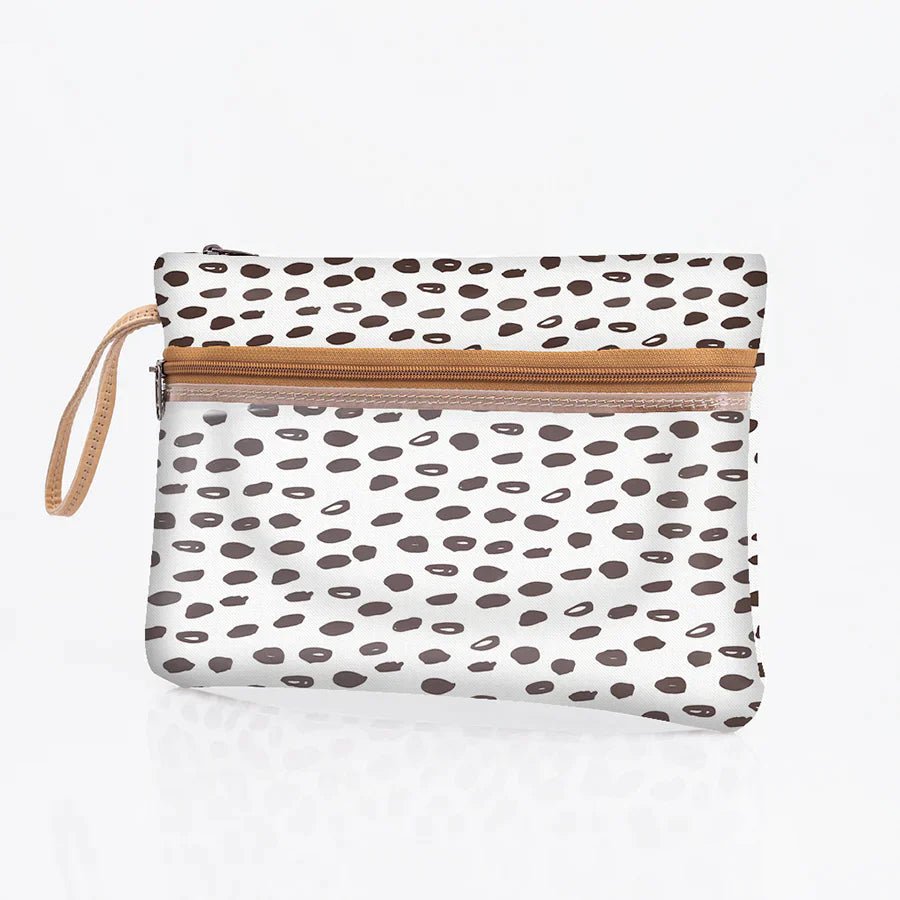 Thandana Laminated Fabric Kids Sticky Fingers Clear Pouch - KaryKase