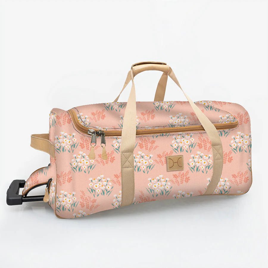 Thandana Laminated Fabric Kids Wheeled Duffel Bag - KaryKase