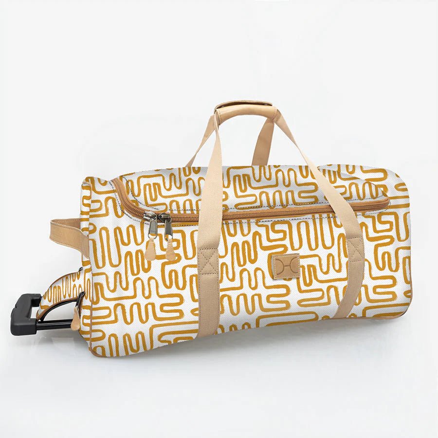 Thandana Laminated Fabric Kids Wheeled Duffel Bag - KaryKase