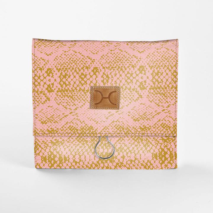 Thandana Laminated Fabric Roll Up Toiletry Pouch - KaryKase