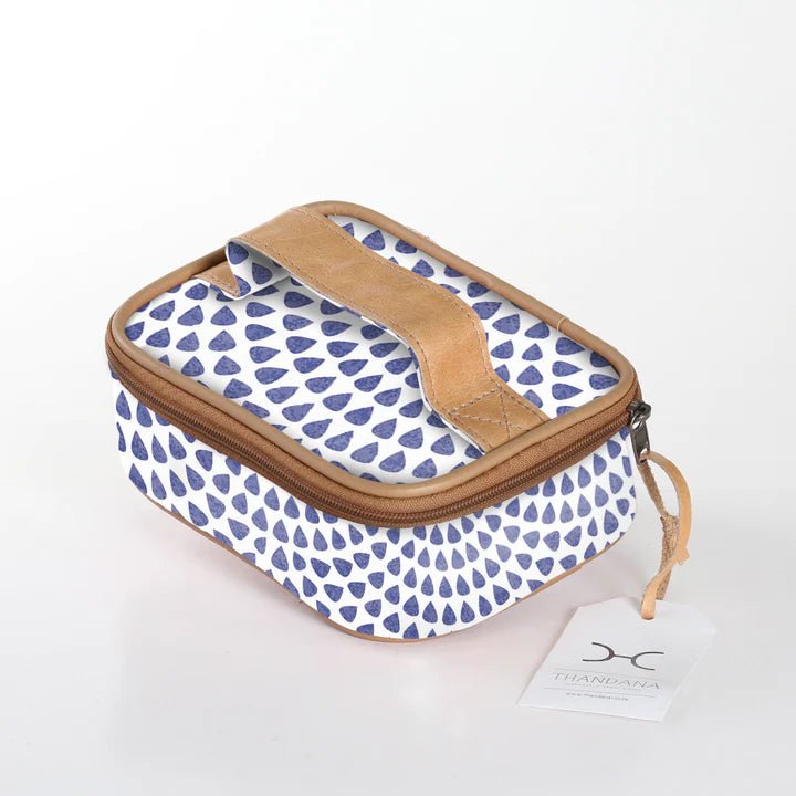 Thandana Laminated Fabric Single Toiletry Case - KaryKase