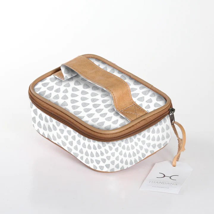 Thandana Laminated Fabric Single Toiletry Case - KaryKase