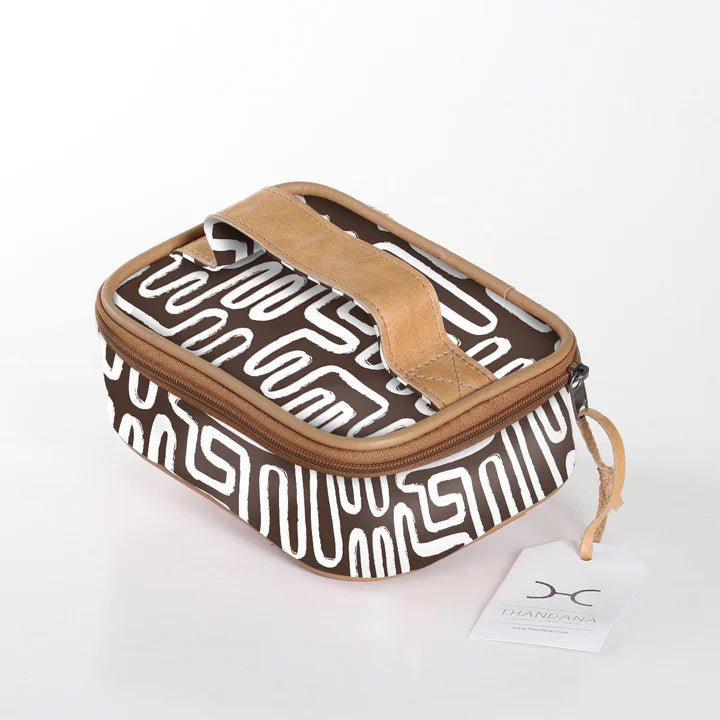 Thandana Laminated Fabric Single Toiletry Case - KaryKase