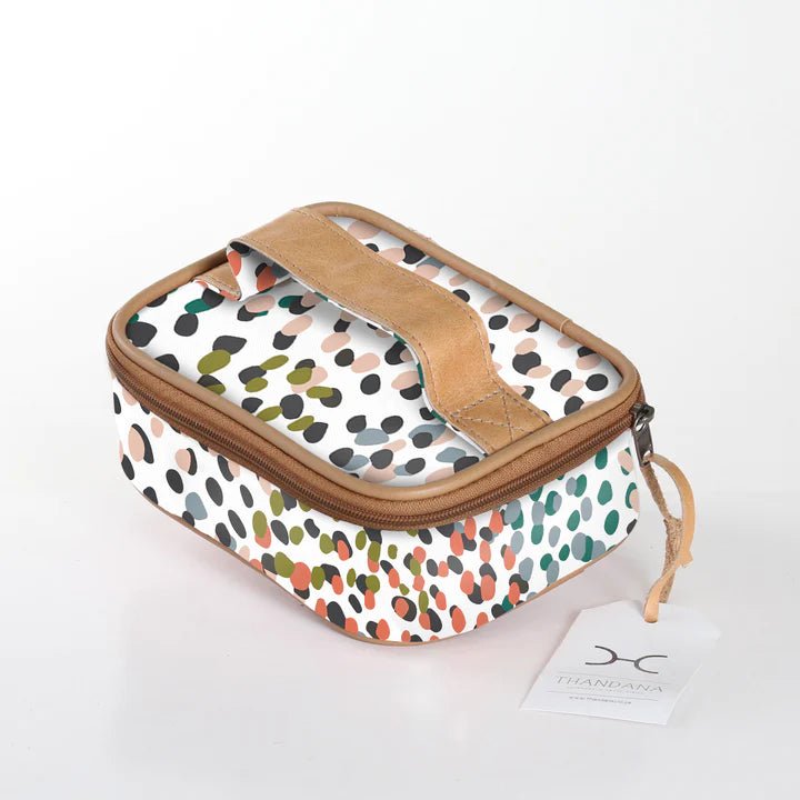 Thandana Laminated Fabric Single Toiletry Case - KaryKase