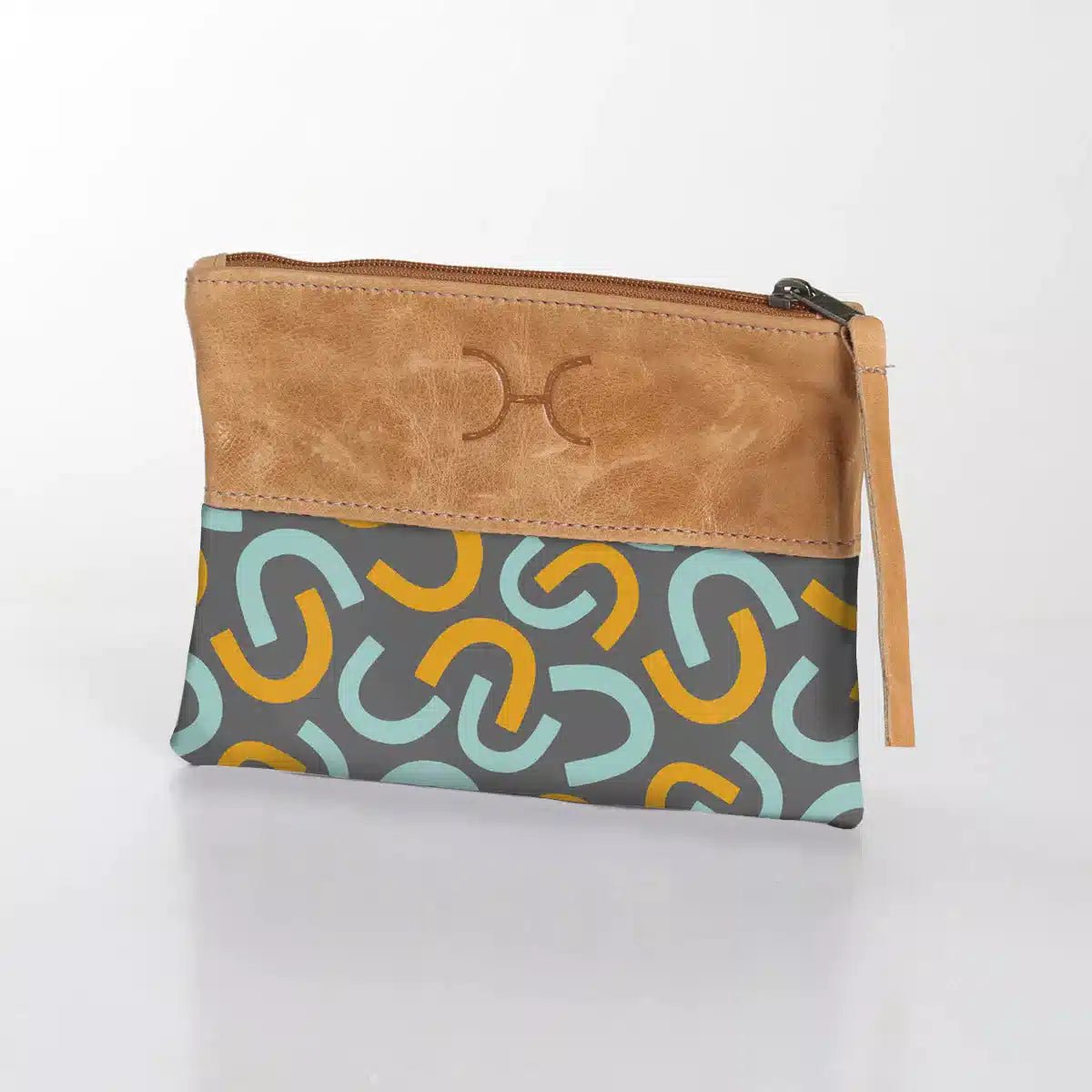 Thandana Laminated Fabric With Leather Pouch | New Designs - KaryKase