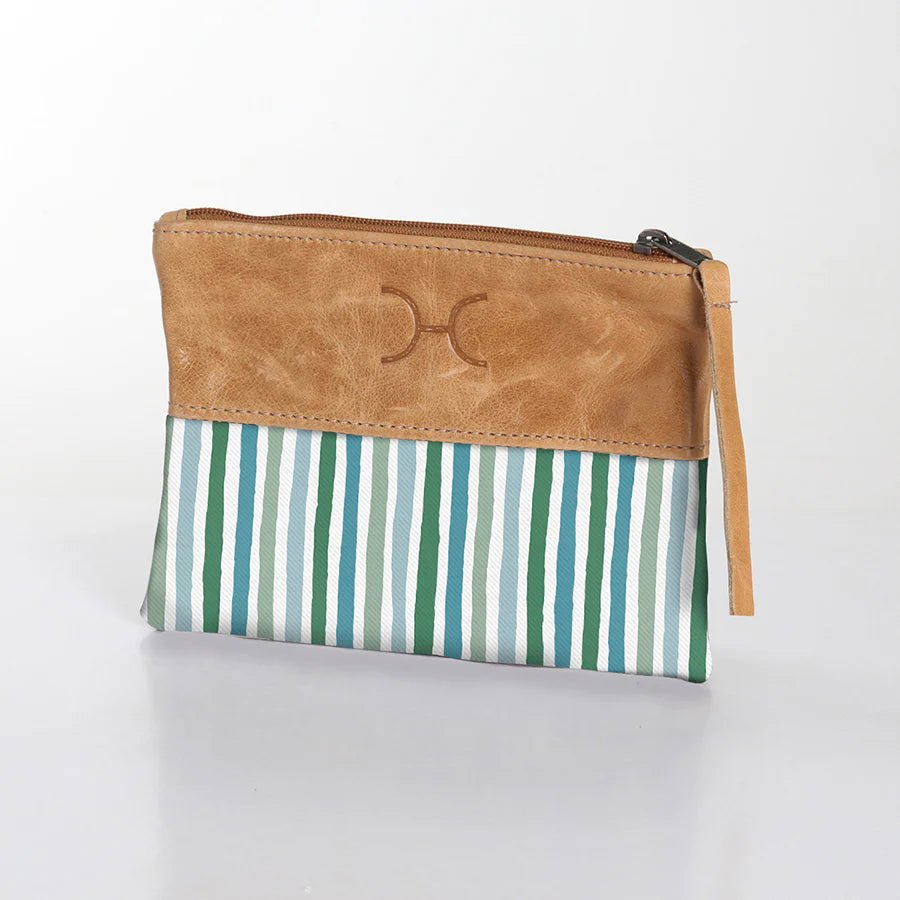 Thandana Laminated Fabric With Leather Pouch | New Designs - KaryKase