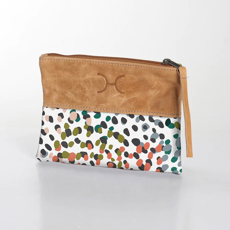 Thandana Laminated Fabric With Leather Pouch | New Designs - KaryKase