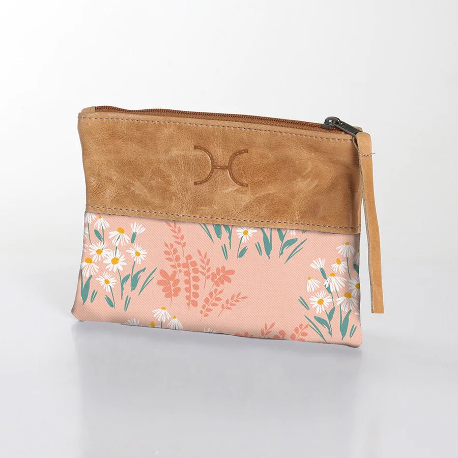 Thandana Laminated Fabric With Leather Pouch | New Designs - KaryKase