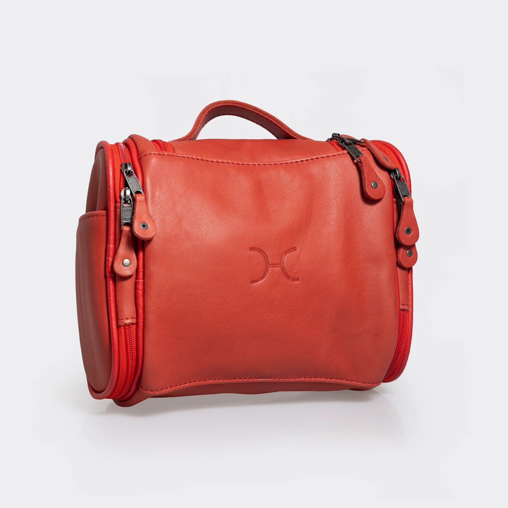 Thandana Leather Compact Travel Vanity Bag - KaryKase