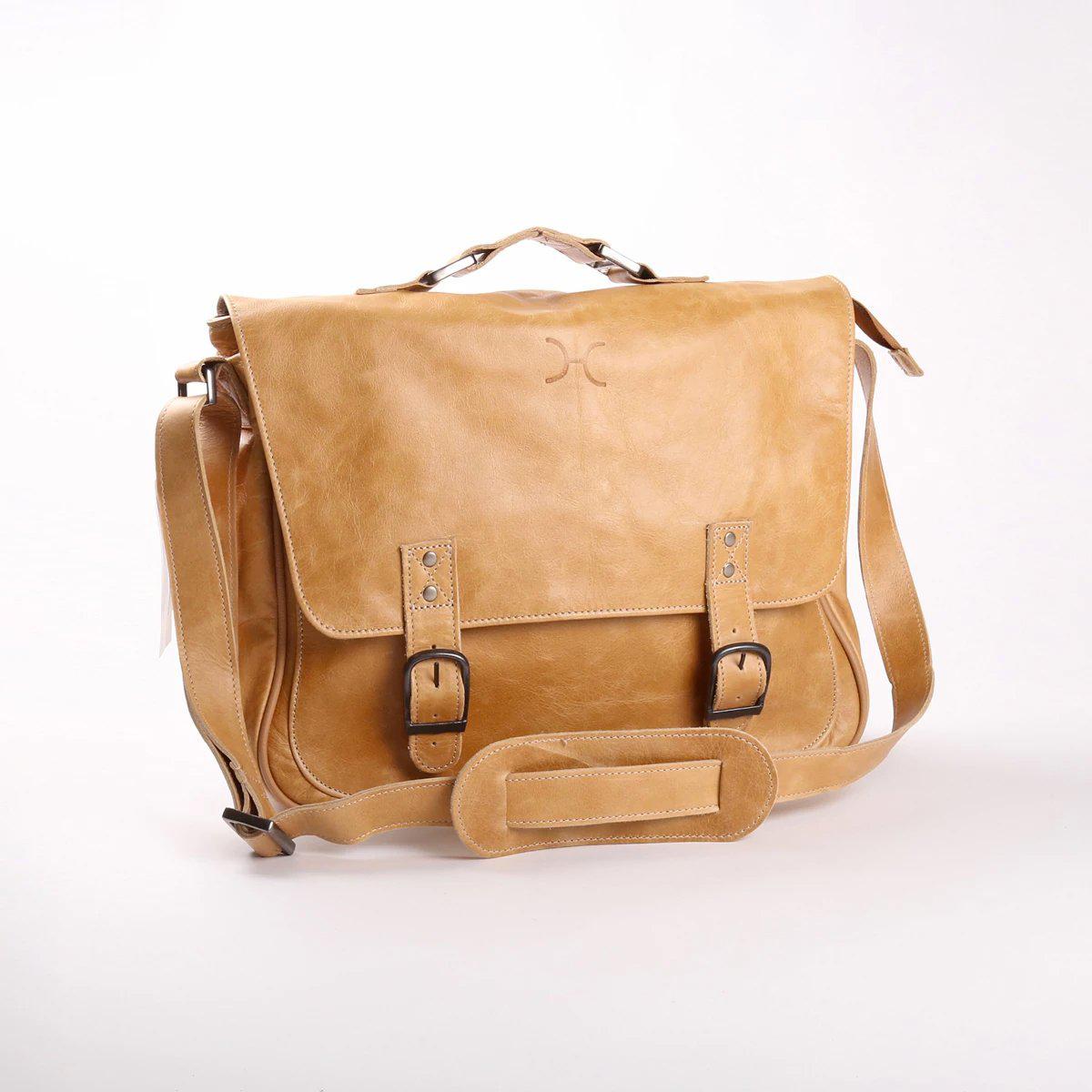 Thandana Leather Work Satchel - KaryKase