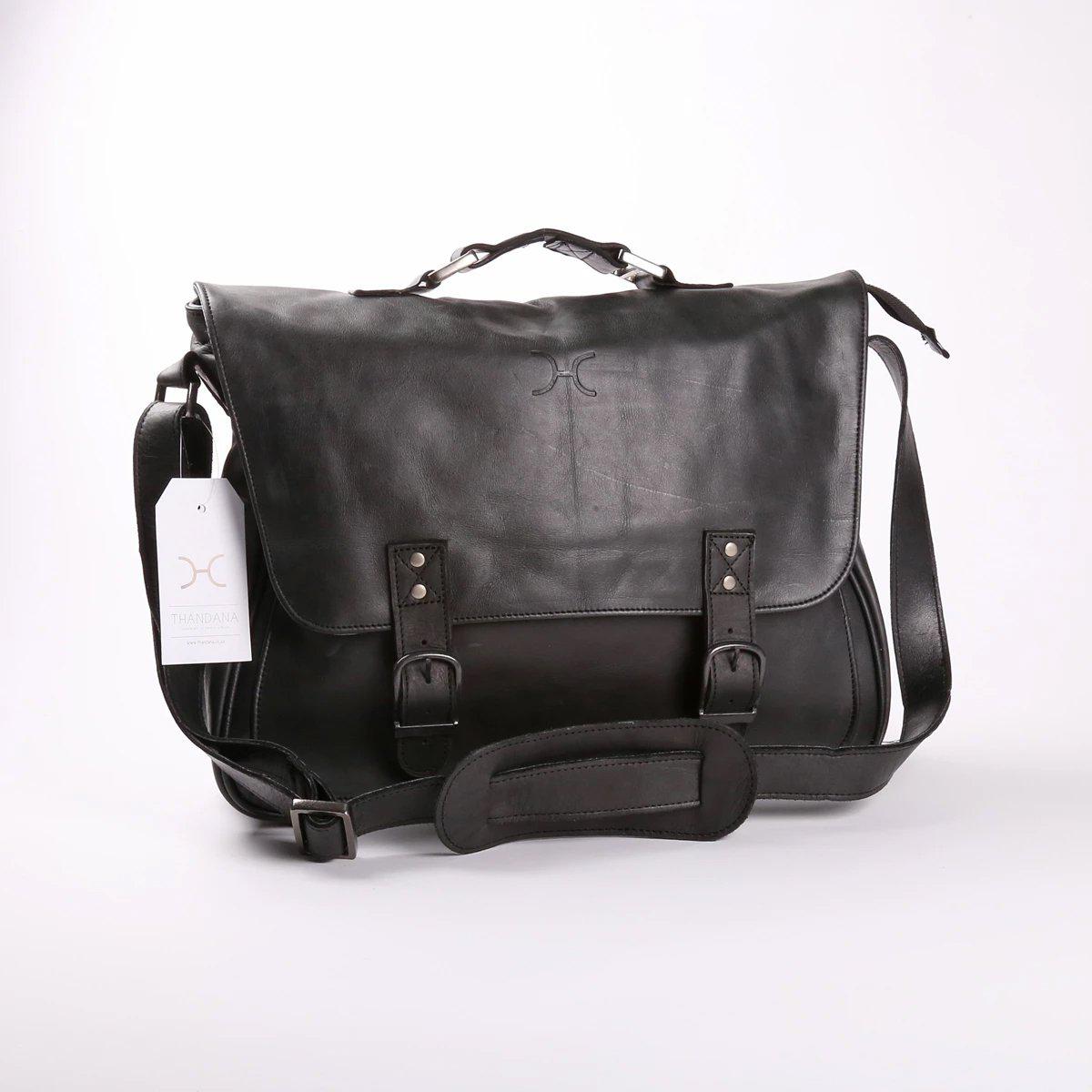 Thandana Leather Work Satchel - KaryKase