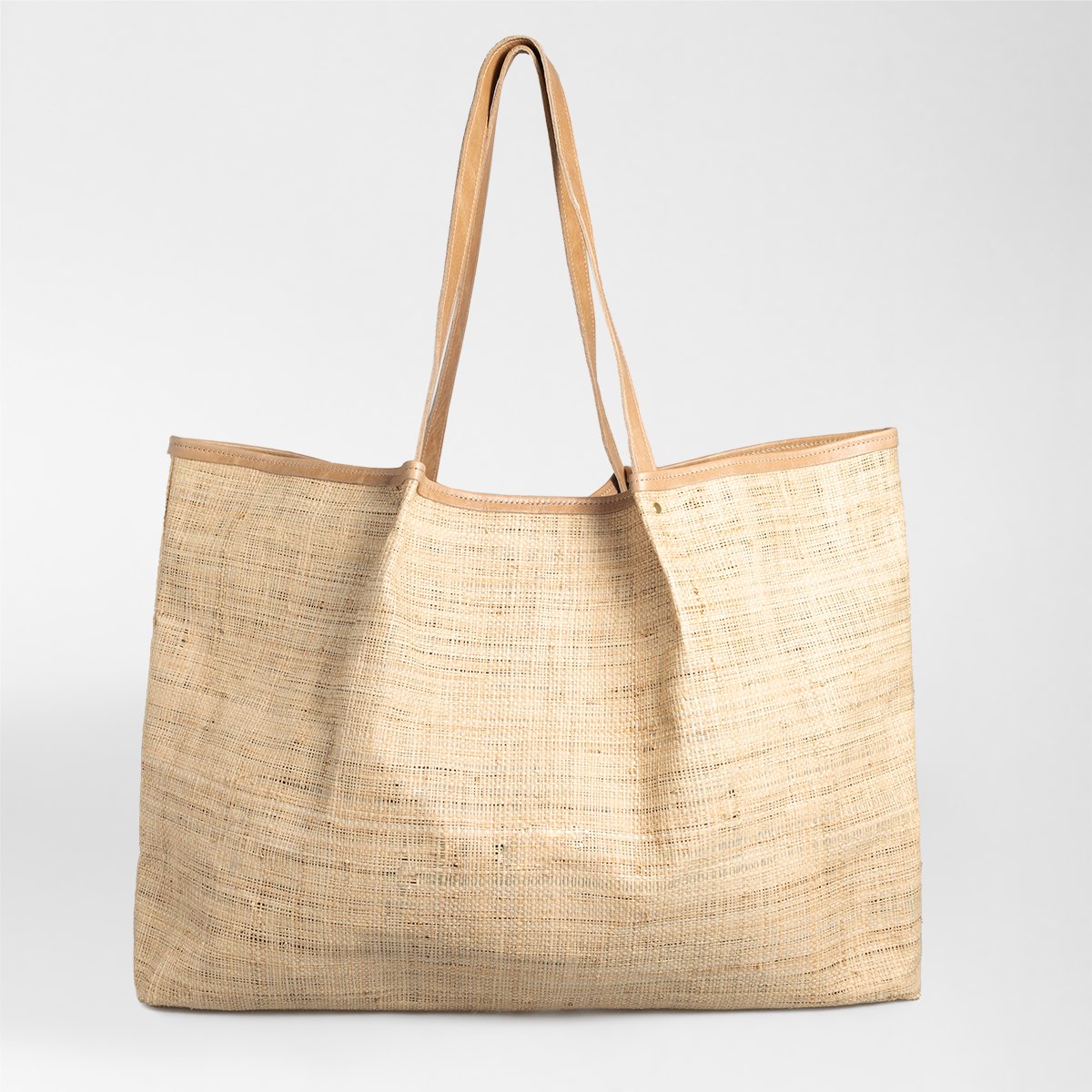 Thandana Megan Weave & Leather Beach Bag - KaryKase