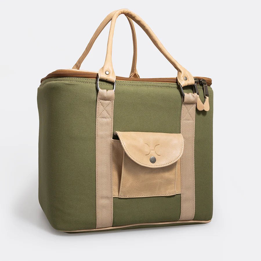 Thandana Wax Canvas & Leather 25L Box Cooler - KaryKase