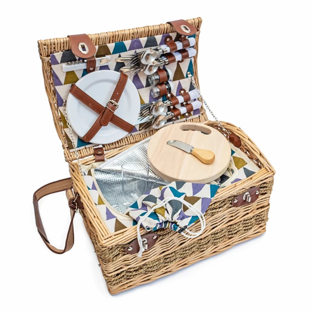 Yuppie Gift Baskets Forest Picnic Basket (4 Persons) - KaryKase
