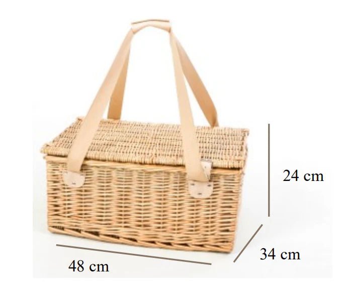 Yuppie Gift Baskets Sahara Picnic Basket (6 Persons) - KaryKase