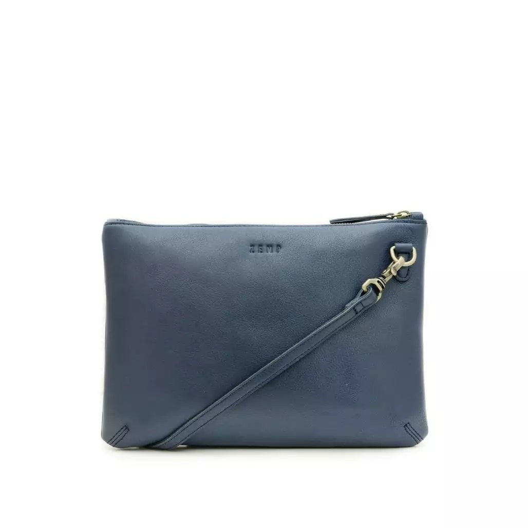 Zemp Amsterdam Sling Cross Body Bag (M) | Navy Blue - KaryKase