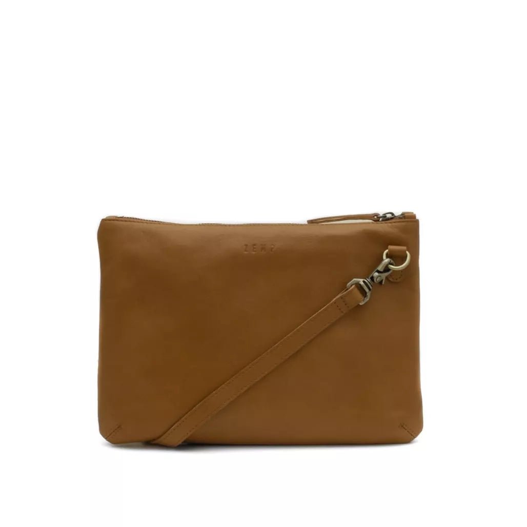 Zemp Amsterdam Sling Cross Body Bag (M) | Waxy Caramel - KaryKase