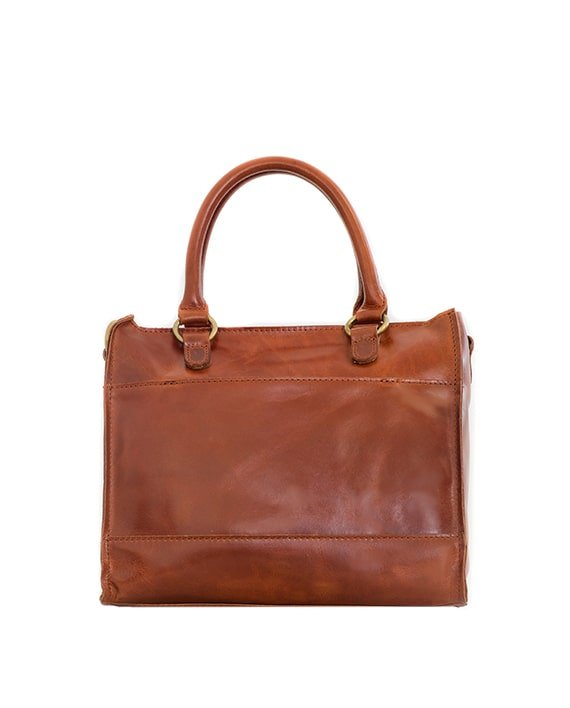 Zemp Bastille Grab and Go Handbag | Chestnut - KaryKase