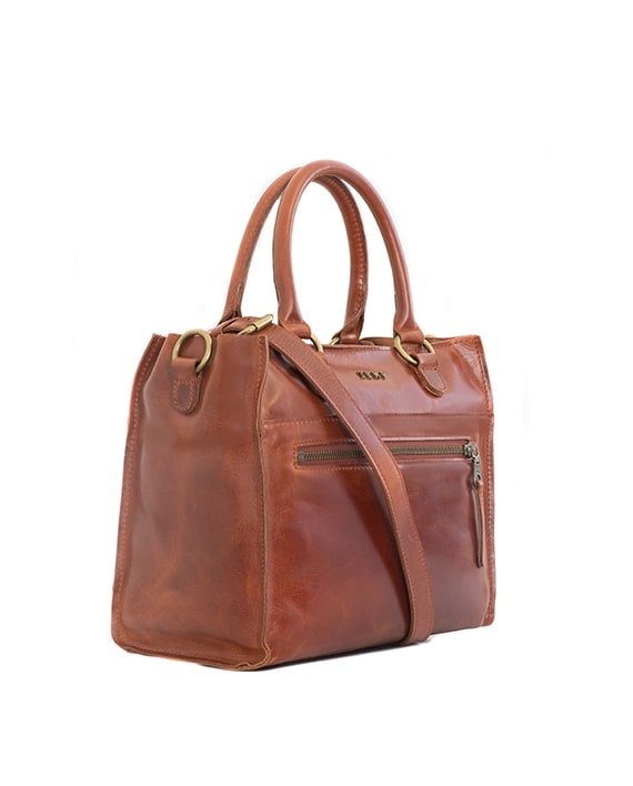 Zemp Bastille Grab and Go Handbag | Chestnut - KaryKase