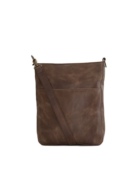 Zemp Boston Cross Body Bag | Waxy Brown - KaryKase