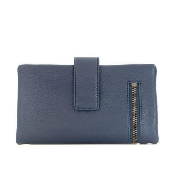 Zemp Carlene 15 CC Wallet | Navy Blue - KaryKase