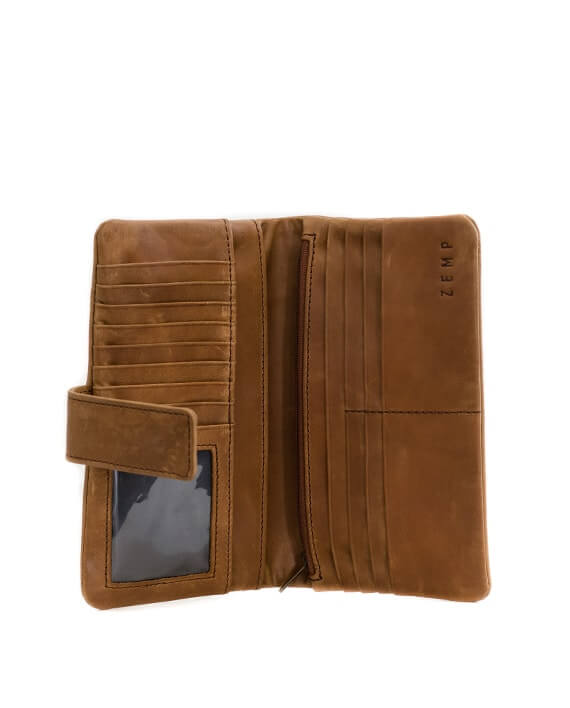 Zemp Carlene 15 CC Wallet | Waxy Tan - KaryKase