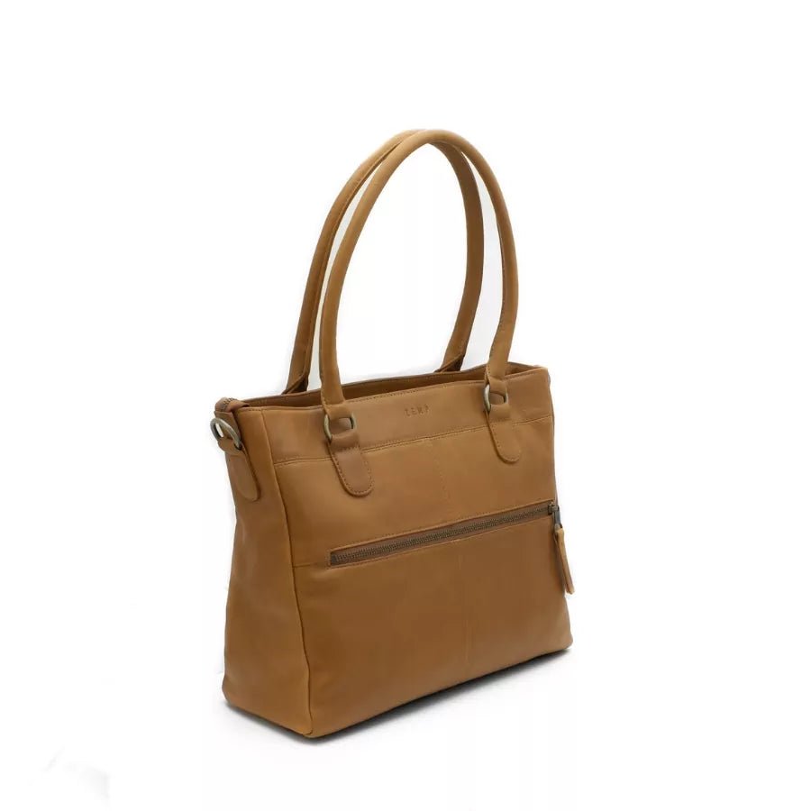 Zemp Casablanca 13” Tote | Waxy Caramel - KaryKase