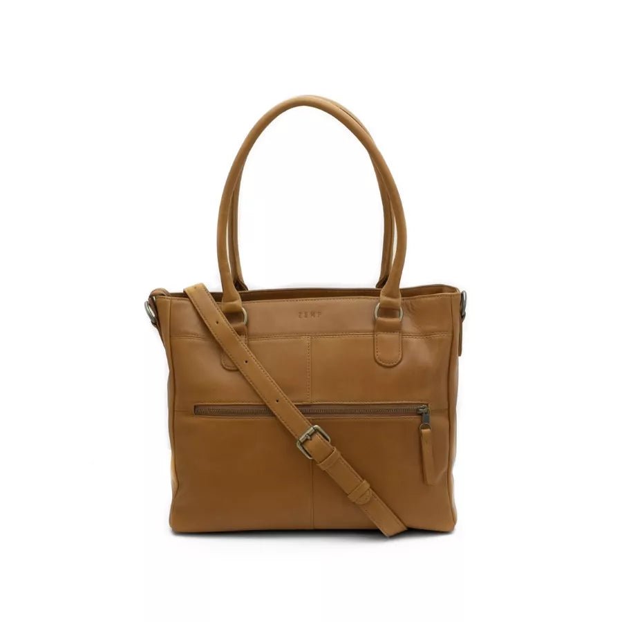 Zemp Casablanca 13” Tote | Waxy Caramel - KaryKase