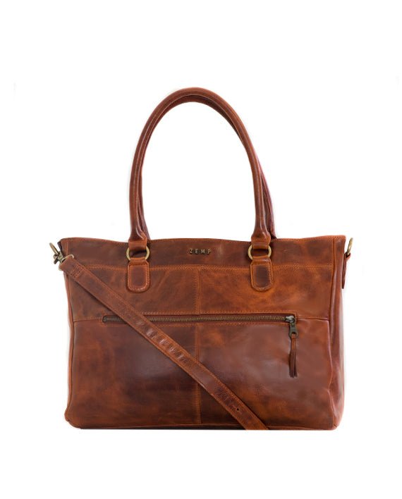 Zemp Casablanca 15” Tote | Chestnut - KaryKase