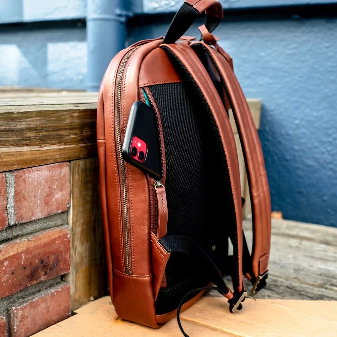 Zemp Charles Leather Backpack (S) | Waxy Tan - KaryKase