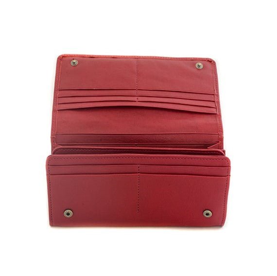 Zemp Claire 10 CC Wallet - Purse | Red - KaryKase