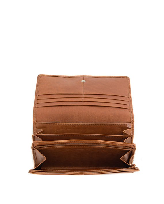 Zemp Claire 10 CC Wallet - Purse | Toffee Tan - KaryKase