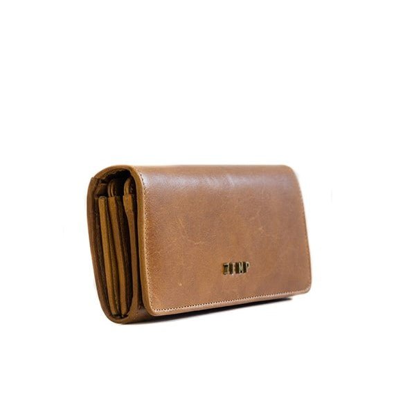 Zemp Claire 10 CC Wallet - Purse | Waxy Tan - KaryKase