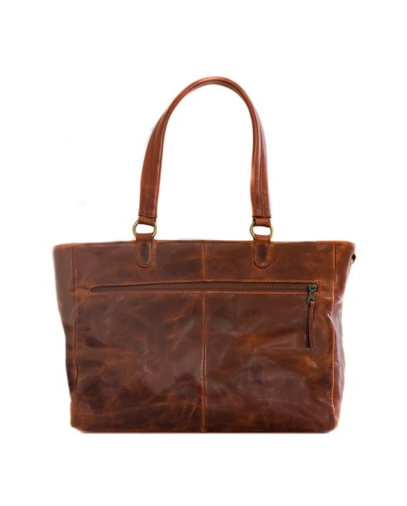 Zemp Lilly Lux Tote | Chestnut - KaryKase