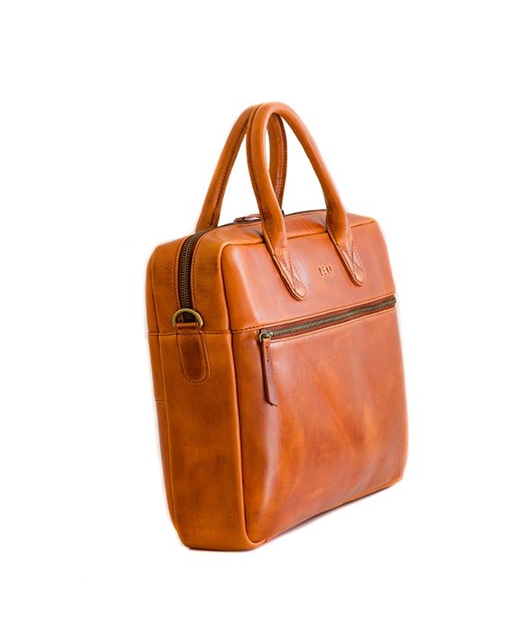 Zemp Milky Way 15″ Laptop Bag | Chestnut - KaryKase