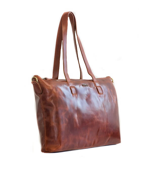 Zemp Molokai On - The - Go Handbag | Chestnut - KaryKase