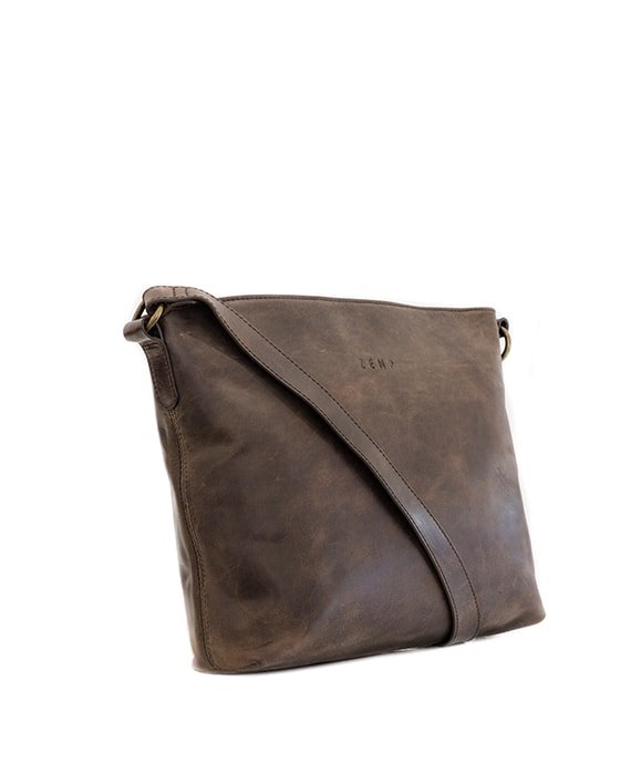 Zemp Orlando Cross Body Bag | Waxy Brown - KaryKase