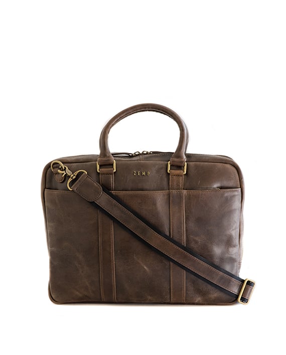 Zemp Supernova 13″ Laptop Bag | Waxy Brown - KaryKase