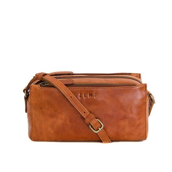 Zemp Sydney Cross Body Bag | Chestnut - KaryKase