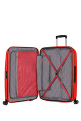 American Tourister Bon Air DLX 75cm Large Spinner - Expandable | Magma Red - KaryKase