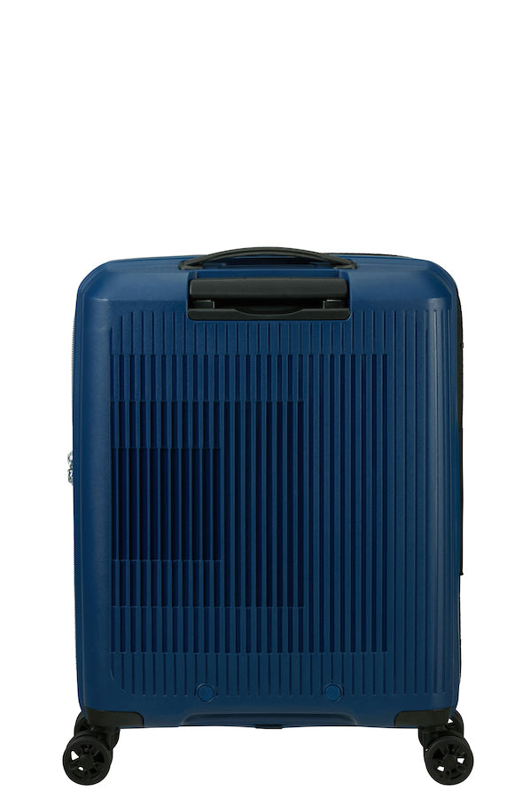 American Tourister Aerostep Expandable 55cm Cabin Spinner | Navy - KaryKase