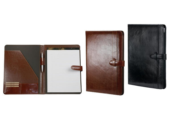 Adpel A4 Vitello Leather Folder with Tab closure - KaryKase